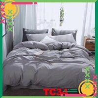 Chăn ga gối đệm cao cấp nhất  Bộ chăn ga gối cotton Tici TC28  set 4 món siêu bền đẹp Nhập khẩu LOẠI 1