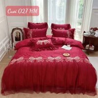 Chăn ga gối đệm cưới cao cấp-027HM