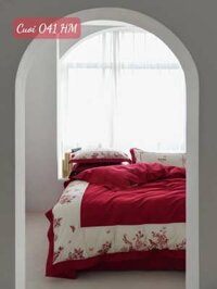 Chăn ga gối đệm cưới cao cấp-041HM