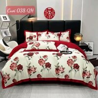 Chăn ga gối đệm cưới cao cấp-038QH