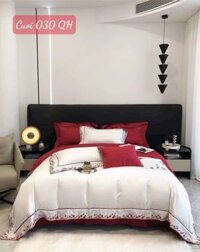 Chăn ga gối đệm cưới cao cấp-030HM