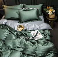 Chăn ga gối đệm đẹp mầu xanh