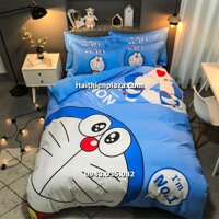 Chăn ga gối hình Doraemon