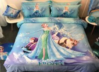 Chăn ga gối hoạt hình Olympia OHH2005 công chúa Elsa
