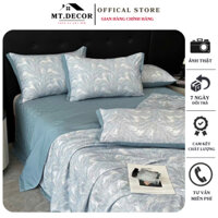 Chăn ga gối lụa cotton chăn trần bông nhập khẩu, chất lụa pha cotton mềm mịn, thoáng mát cho mùa hè