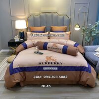 Chăn ga gối thương hiệu Burberry