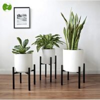 Chân giá đỡ, đôn chậu cây bằng sắt sơn tĩnh điện điều chỉnh mở rộng 30cm