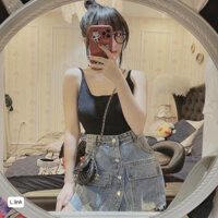 Chân Giả Váy Khuy Dọc