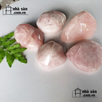 Chặn giấy đá thạch anh hồng tự nhiên