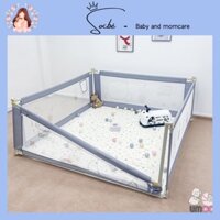 Chắn giường kiêm quây cũi đa năng Umoo mẫu mới 2023 [Bảo hành 1 năm]