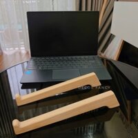 Chân gỗ kê laptop nhỏ gọn tiện lợi giúp tản nhiệt máy, Giá đỡ laptop đa năng - Decor Fancy