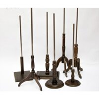 Chân gỗ rời lắp manocanh trẻ em, người lớn kèm ống inox