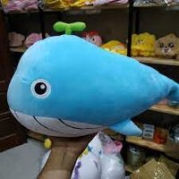 Chăn Gối 2in1 Cá Voi Xanh