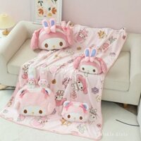 Chăn gối ôm 2 trong 1 chăn chăn chăn dày dặn Chăn điều hòa Chăn ngủ trưa sang trọng Gối đầu xe hơi gối cổ gối du lịch xách tay chăn che xe