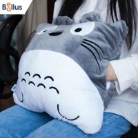 Chăn Gối Văn Phòng 3 in 1 Totoro Vuông siêu đáng yêu - Baellus VP006