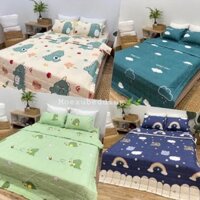 Chăn Hè 3 Lớp Cotton Đũi Poly Mềm Mịn Mát 1m7x2m Họa Tiết Đáng Yêu Dùng Cho Mùa Xuân Hạ Thu