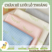 Chăn hè bamboo dệt lưới lỗ thoáng cao cấp thoáng khi Mipbi cho bé Nembabyandmore