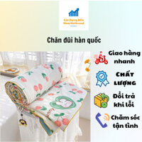 Chăn hè đũi sơ đậu nành, mền đậu nành cotton hàn quốc, chăn văn phòng mùa thu đông hàng việt nam