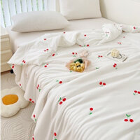 CHĂN HÈ [HỎA TỐC] COTTON ĐŨI CHẦN BÔNG MỎNG Nhập Khẩu Cao Cấp Loại 1, Mền Đũi Mềm Mịn Thoáng Mát