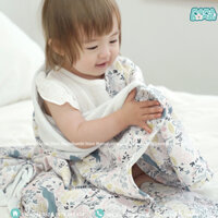 Chăn hè mát lạnh Jelly pop Hàn Quốc nhiều họa tiết  mùa đông ,rừng xanh,rừng mùa thu, gấu bắc cực hồng - Hàng chính Hãng