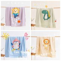 Chăn hè tencel cho bé mang đi học chất mát lạnh