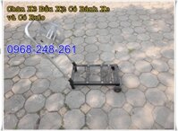 Chân kê đầu xịt rửa bánh xe tay đẩy có rulo cuốn dây nước giá rẻ