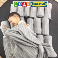 CHĂN KẺ IKEA SIÊU NHẸ ĐẮP VĂN PHÒNG, ĐI DU LỊCH, CHĂN SPA
