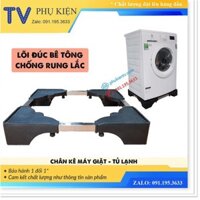 Chân Kệ Kê Máy Giặt Tủ Lạnh Đa Năng - Chân Đế Máy Sấy, Máy Rửa Bát Bê Tông Siêu Dày Chịu Tải 400 Kg