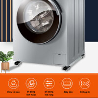 Chân kê máy giặt, chân kê tủ lạnh, đế tủ lạnh có bánh xe, chân kê đa năng di chuyển được tiện dụng chịu lực 200kg