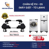 Chân Kệ Tủ Lạnh - Máy Giặt Đa Năng (lớn) Chất Liệu Inox chống rỉ cao cấp, bọc nhựa chống trơn trượt