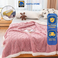 Chăn Len Lông Cừu Homies, Làm Ấm Nhanh, Phiên Bản 2024 siêu đẹp - Size 2m x 2m3