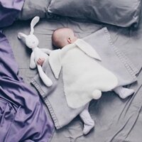 Chăn len thỏ xinh yêu cho bé