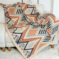 Chăn Len Tua Rua Phong Cách Bohemian