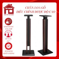 Chân loa gỗ chiều cao điều chỉnh 65-85cm gỗ MDF -giá để loa - kệ kê loa, bộ 2 chân loa gỗ thông minh