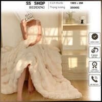 CHĂN LÔNG CHỒN, CHĂN HỒ LY CAO CẤP 2.5KG, CHĂN CAO CẤP, chất lượng hàng đầu siêu mướt mềm mịn ấm áp