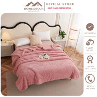 Chăn lông cừu cao cấp, chăn len lông cừu thế hệ mới, mềm mại, ấm áp siêu nhỏ gọn kích thước 2mx2m3