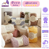 Chăn lông cừu cao cấp TAFURONG kích thước 2m3x2m, Chăn len lông cừu chất liệu mềm mại, dày dặn, ấm áp trọng lượng 2,3kg