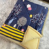 Chăn lông cừu, chăn mùa đông trần bông 3 lớp siêu ấm.