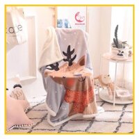 Chăn Lông Cừu Cho Bé - Mền Cho Bé Nhiều Hình Ngộ Nghĩnh 1m x 1m4