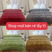 Chăn lông cừu đại hàn chữ Vạn siêu ấm 3kg