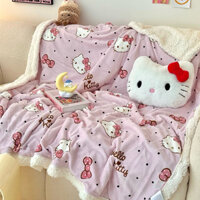 Chăn lông cừu disney cho bé, chăn lông cừu mẫu mới, nhẹ, ấm siêu mềm mại 1mx1m6