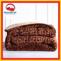 Chăn lông cừu 💖FREESHIP💖 Chăn lông cừu chữ vạn in 3d nặng 3kg ( siêu ấm)