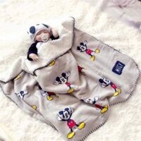 Chăn lông cừu Hàn Quốc họa tiết Mickey Mouse