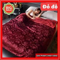 Chăn Lông Cừu HELLO nhập khẩu cao cấp 2 lớp siêu ấm ( Size 2m x 2m3 Nhiều màu)