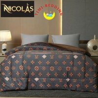 Chăn lông cừu NICOLAS họa tiết năm 2024 chính hãng, nhập khẩu 200x230 cm, nặng 4,5kg – Timibedding