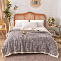 Chăn lông cừu thỏ đại hàn cực ấm 8 màu