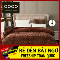 Chăn Lông Cừu Thương Hiệu Coco Elegant & Noble Cao Cấp Siêu Ấm - COCO Dày Mịn, Kích Thước 2mx2m3
