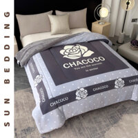 Chăn Lông Cừu Thương Hiệu CHACOCO 4KG (2mx2m3) (có tem bảo hành), chăn lông thỏ bụng cừu, chăn lông đại hàn, chăn nỉ
