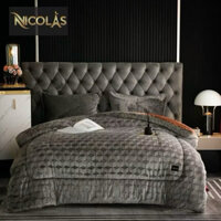 CHĂN LÔNG CỪU YUKI HOÀNG KIM PHIÊN BẢN NÂNG CẤP CHĂN NẶNG 3,5KG CHĂN DÀI 2M RỘNG 2M3