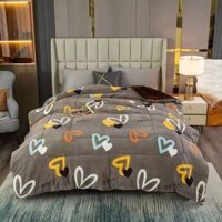 Chăn Lông Cừu Yuki [ XUẤT NHẬT ] Nặng 3,5 kg, Mền YUKI Dày Mịn Ấm Nhanh, Giữ Nhiệt Tốt Kích Thước 2mx2m2